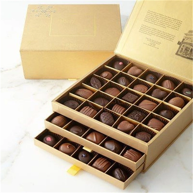 Wedding Chocolate Favor Box, Empty Candle Jars with Lid and Boxes, Cardboard Chocolate Boxes Rigid Gift Boxes with Lids