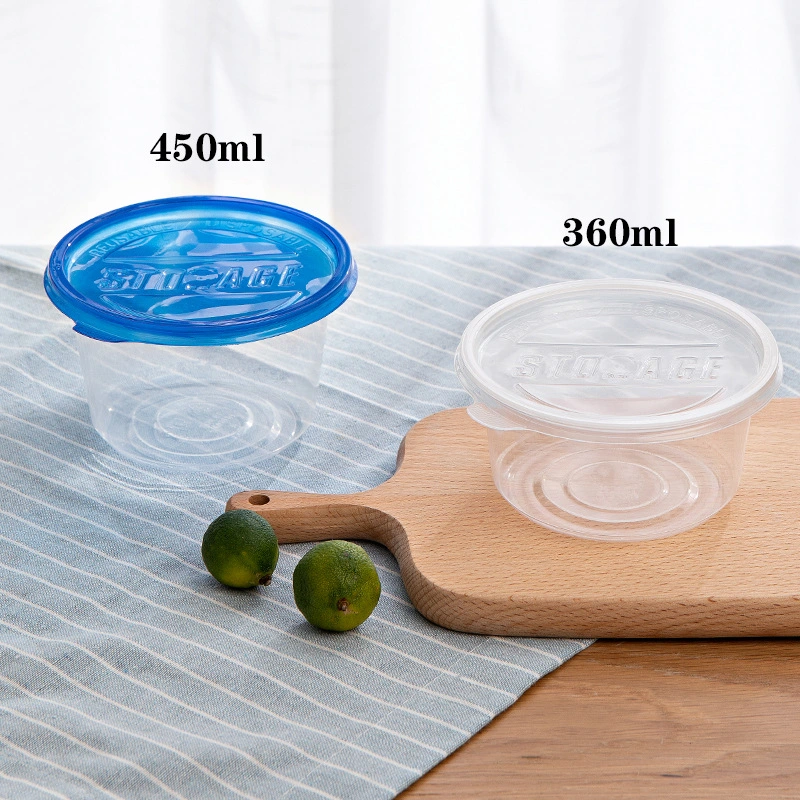 360ml 450ml 443ml 739ml 916mltakeout Disposable Clear Round Plastic Cake Box with Lids for Bakery Food Container