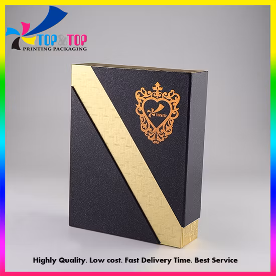 Luxury Paperboard Book Style Packaging Box Cardboard Magnetic Packing Box for Gift Perfume