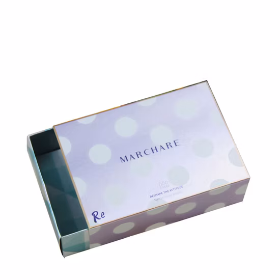 Luxury Sliding Drawer Gift Paper Box for Lingerie Packaging with Satin Lined