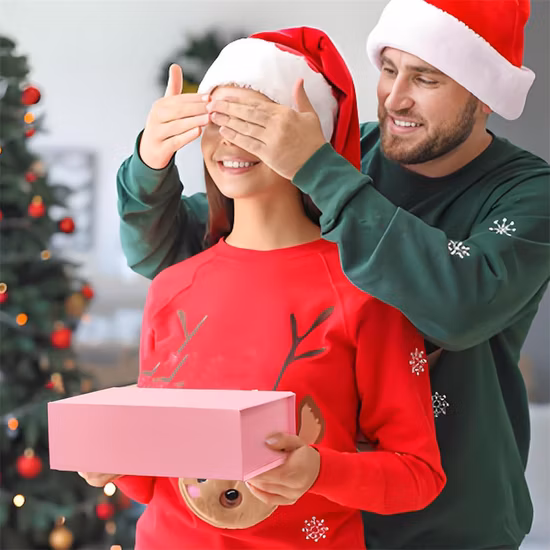 Customize Luxury Magnetic Paper Book Style Wine Box