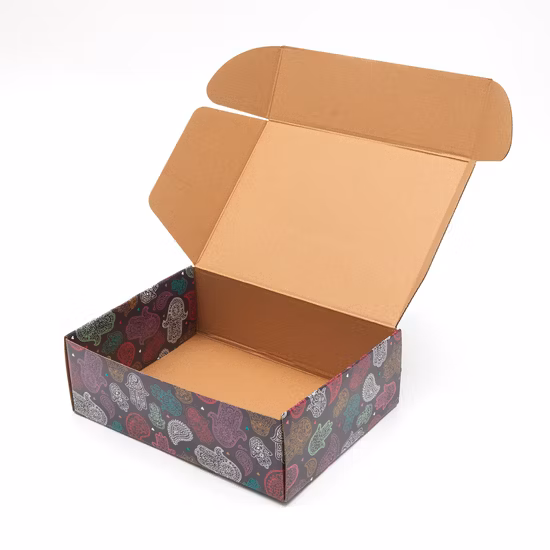 Custom Made Colored Printing Garment Book Shaped Packaging Shipping Mailer Box for Clothes
