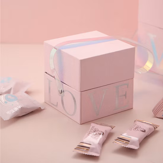 Handle Paper Candy Gift Packaging Box for Wedding Party Guest Gifts Chocolate Package Boxes